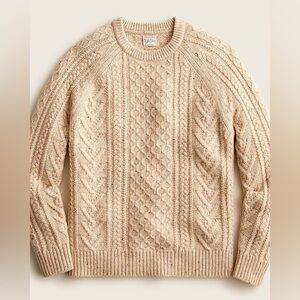 J. Crew Rugged Merino Wool Cable-Knit Sweater (Men’s)